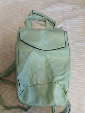 Chinese Laundry Mint Green Backpack Purse